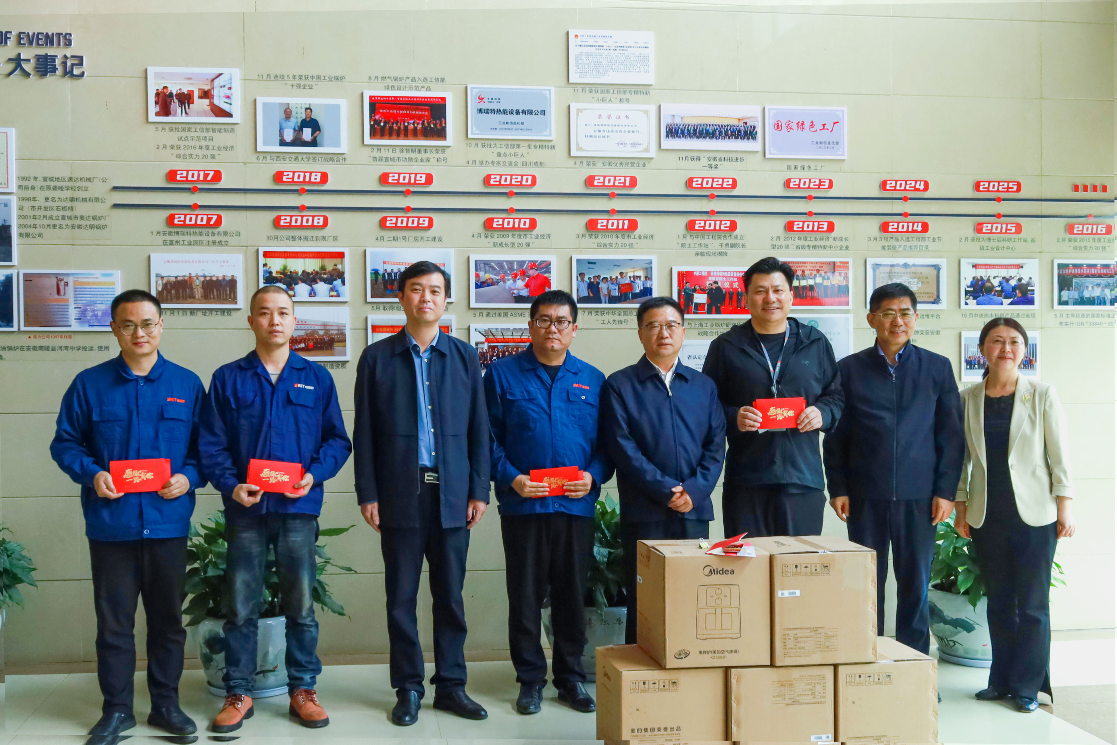 市、區(qū)總工會慰問公司勞模工匠